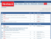 Tablet Screenshot of forum.fanclub.ro