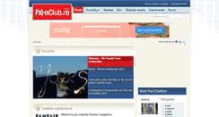 Desktop Screenshot of fanclub.ro