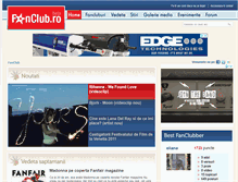 Tablet Screenshot of fanclub.ro